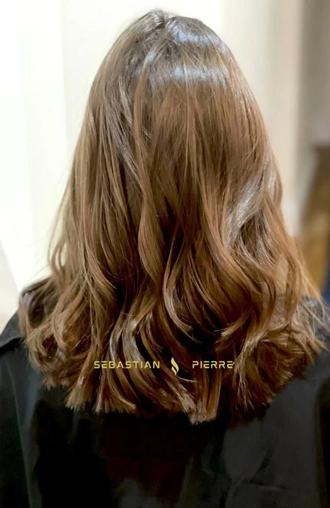 Sebastian Pierre portfolio — glossy brunette waves