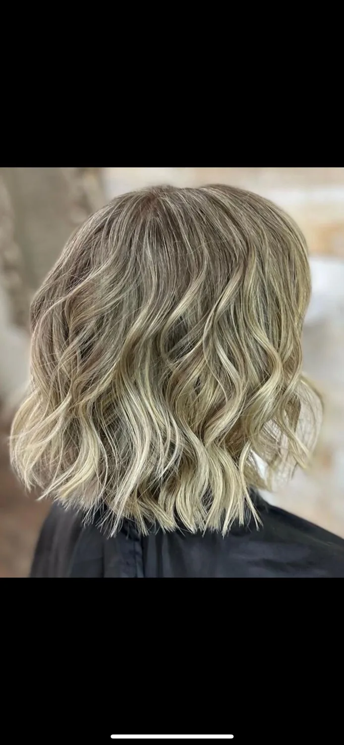 Sebastian Pierre portfolio — ash blonde textured bob