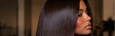 Illustrative sleek hair campaign image